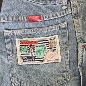Wrangler Light Blue Womens Jeans with Patch Detail